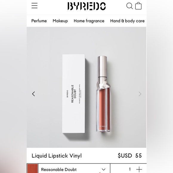 BYREDO REASONABLE DOUBT LIQUID LIPSTICK VINYL (NEW IN SEALED BOX, NEVER USED) - Picture 1 of 6